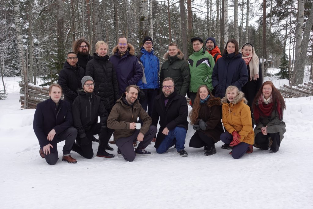 ESiOR personnel in February 2022. Erkki Soini, bottom row in the middle. 3 ESiOR specialists are not in the picture.